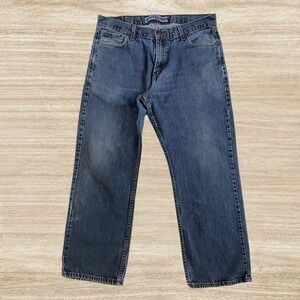 Denizen Levi 281 Mens Blue Jeans Size 36x30 Straight Fit Denim 100% Cotton